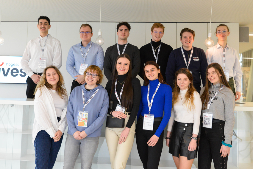 The students participating in the European Accountancy Week