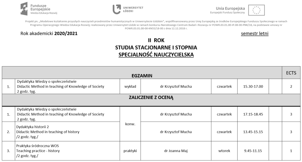 nauczycielska drugi rok część b