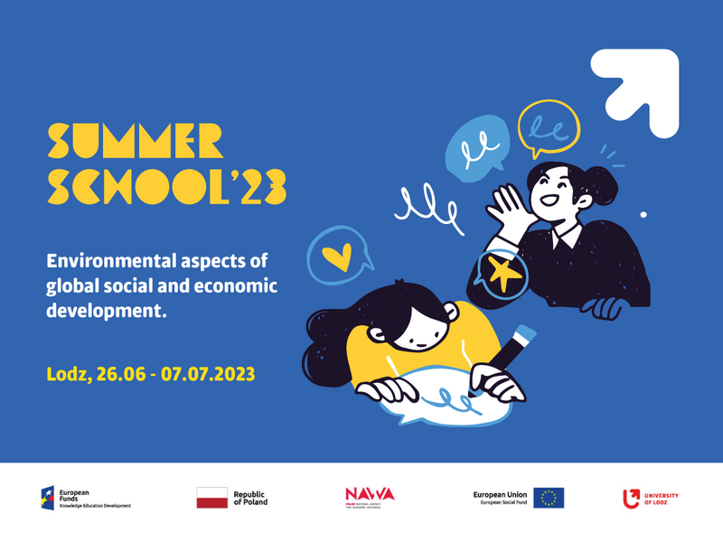A graphic promoting Summer School 2023